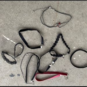 Choker necklace lot, most have never been worn